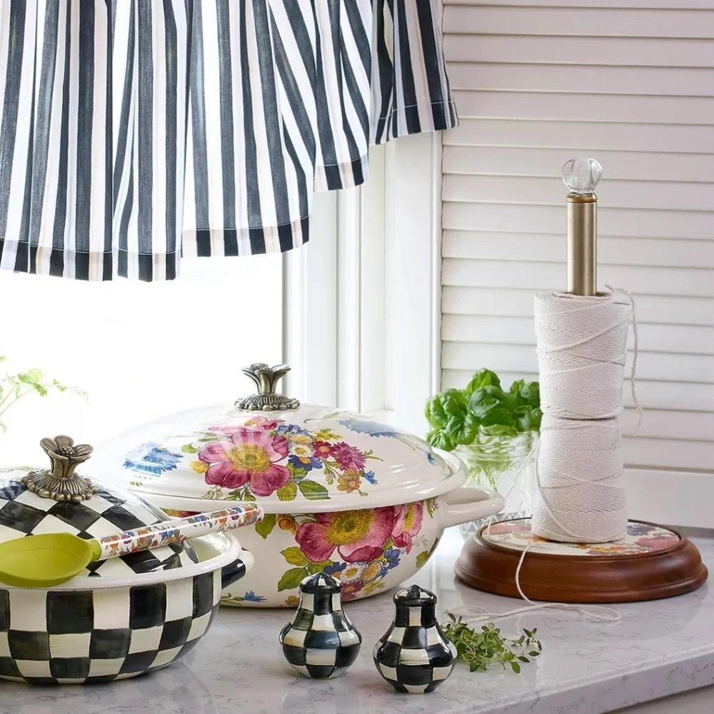 Flower Market Paper Towel Holder MacKenzie-Childs